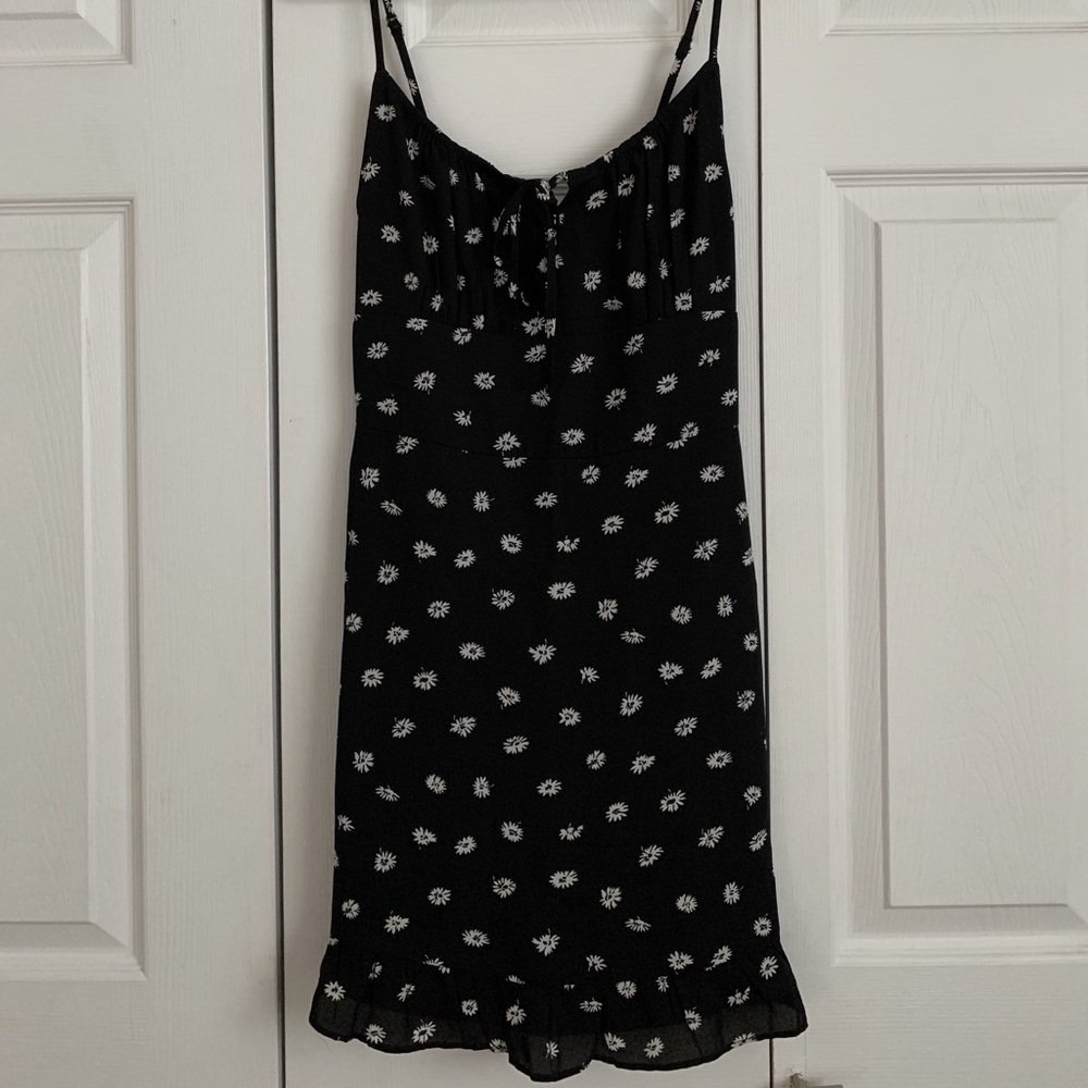 Abercrombie & Fitch Front Tie Mini Dress